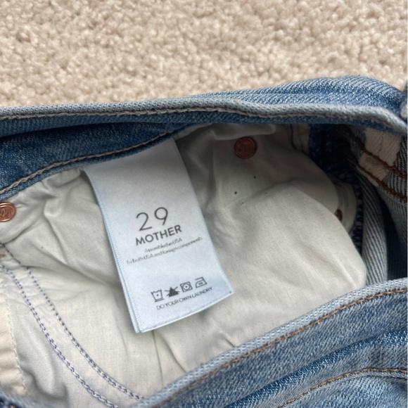 Mother The Dusty Cuff Fray Shoot to Thrill Jeans - Picture 5 of 8